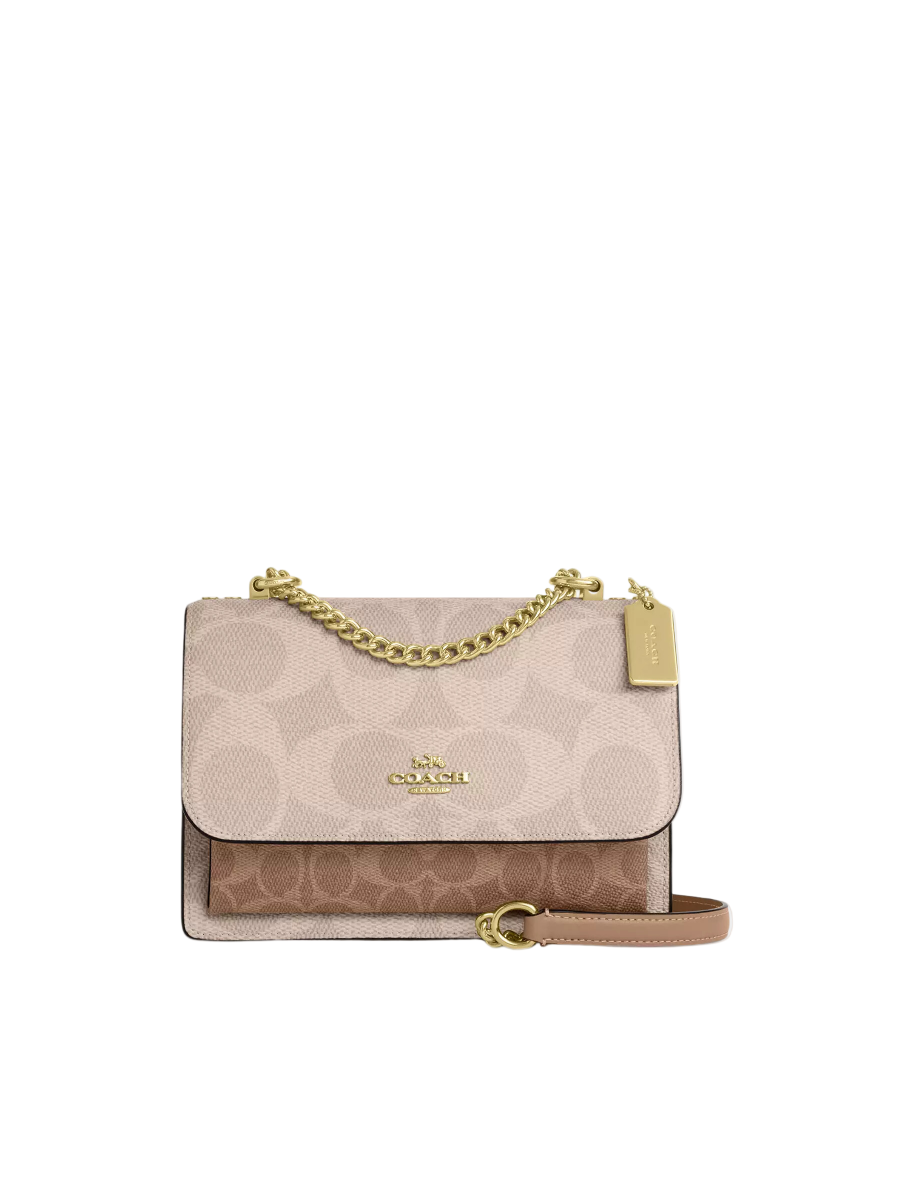 Klare Crossbody Bag In Blocked Signature Canvas