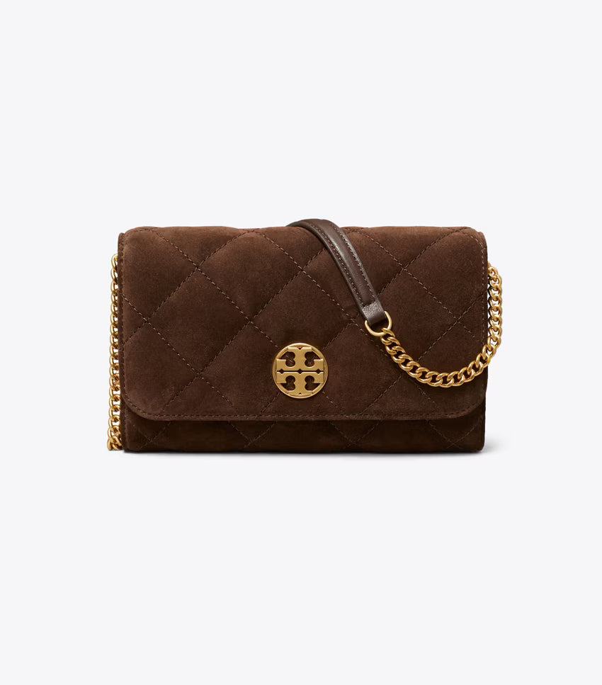 Willa Suede Chain Wallet