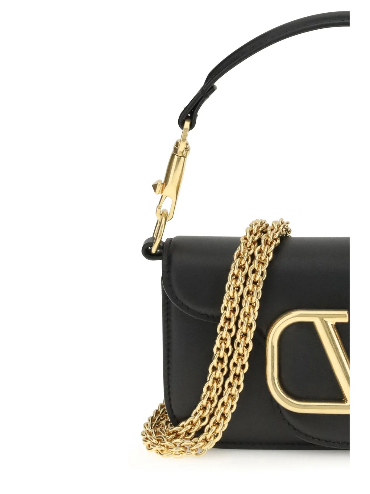 Valentino Locò Foldover Top Small Shoulder Bag