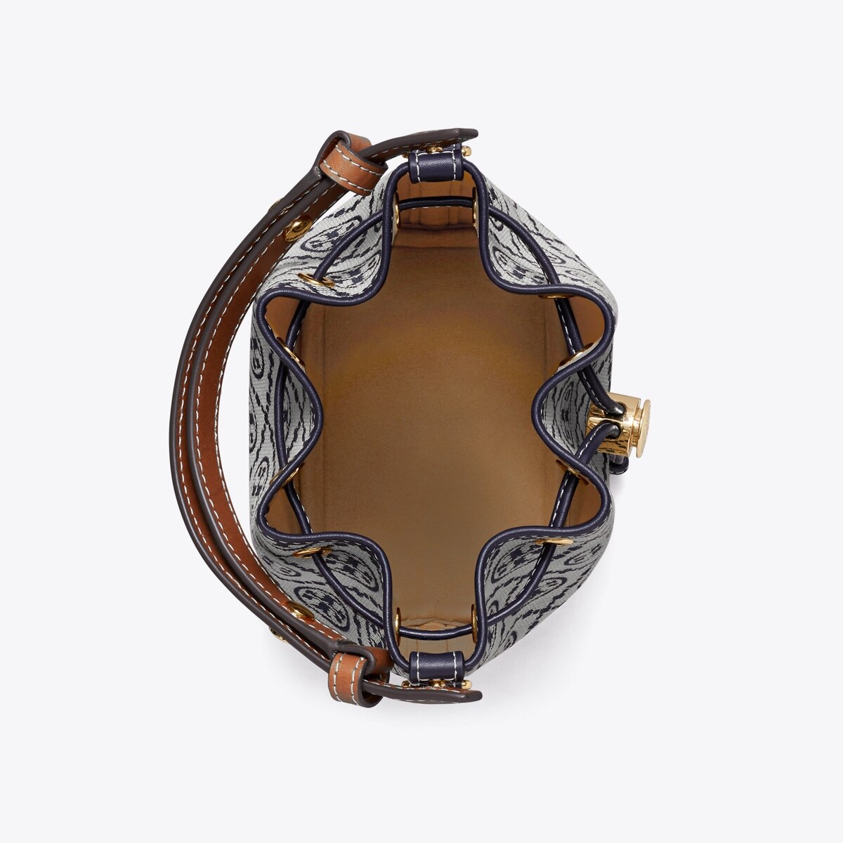 T MONOGRAM MINI BUCKET BAG