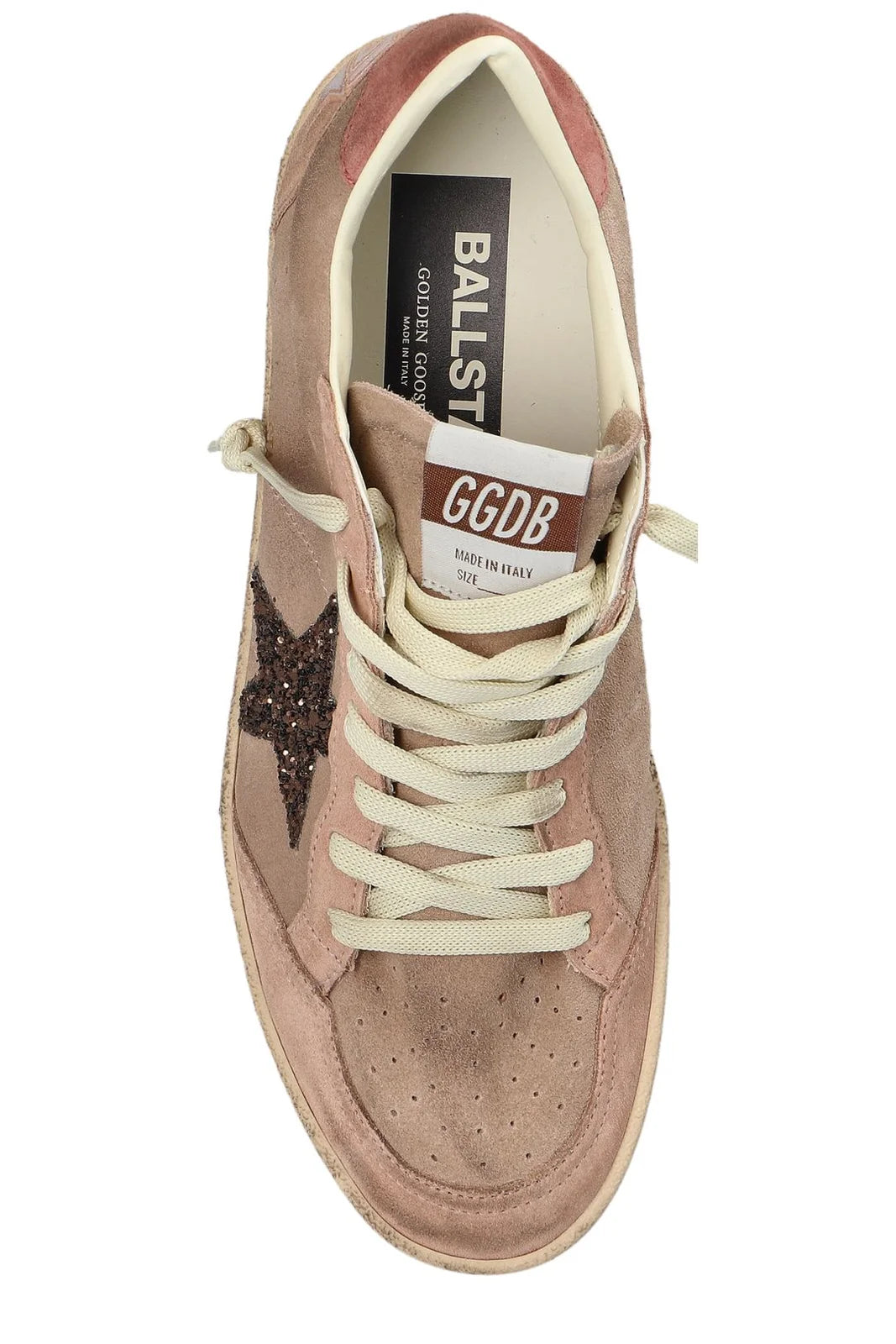 Golden Goose Deluxe Brand Ball Star Glittered Sneakers