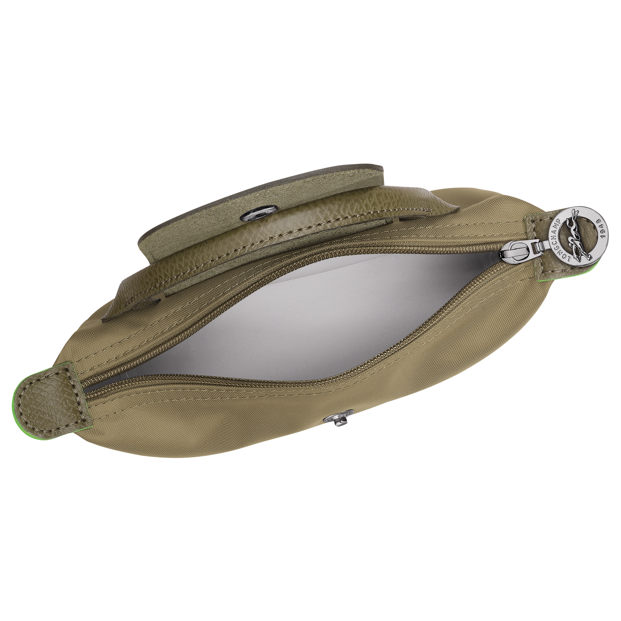 Le Pliage Green Pouch with handle Artichoke