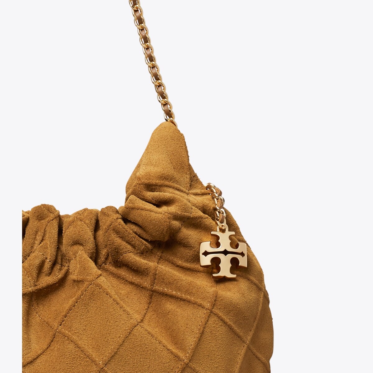 MINI FLEMING SOFT SUEDE HOBO BAG