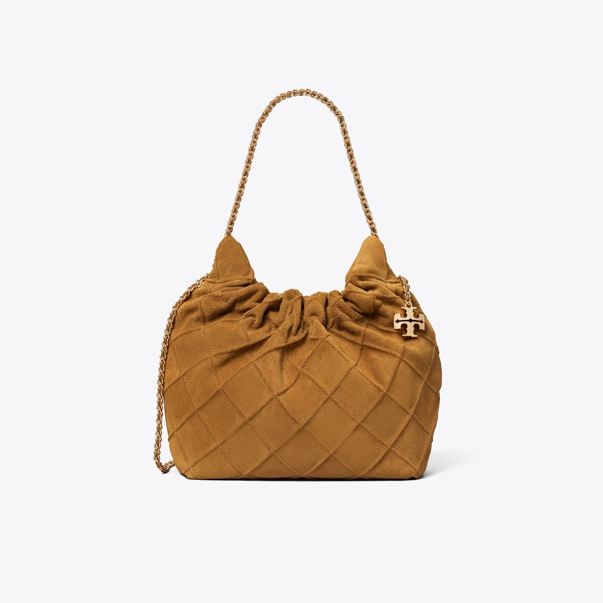 MINI FLEMING SOFT SUEDE HOBO BAG