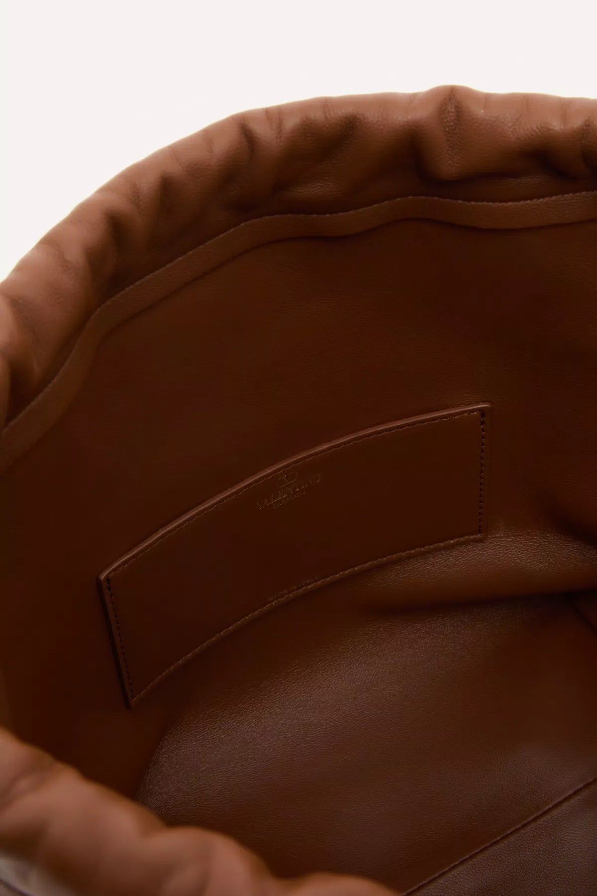 Vlogo pouf pouch bag in nappa leather