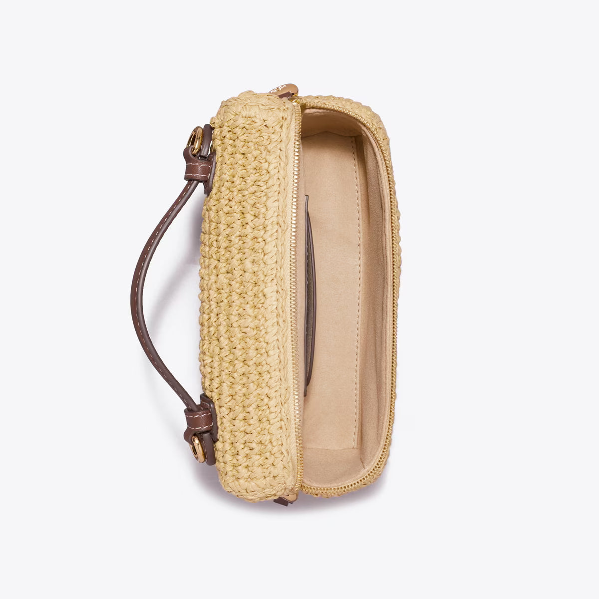 SLIM ROMY WOVEN TOP HANDLE BAG