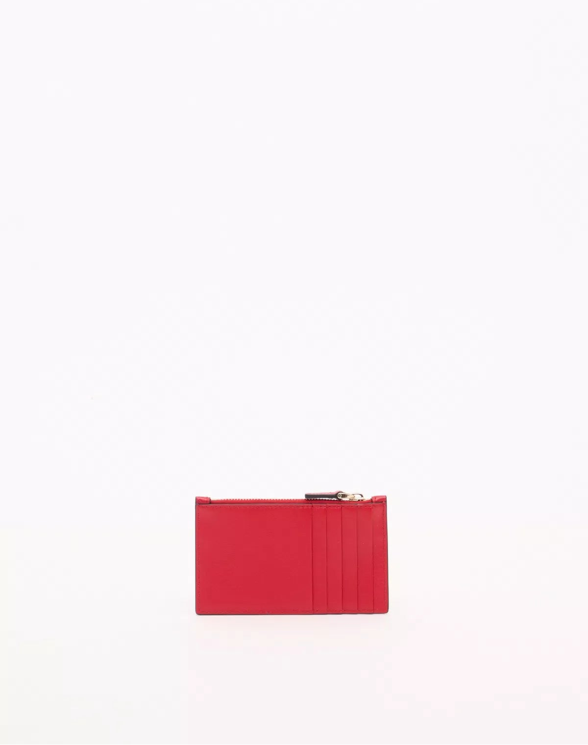 Vlogo walk zipper card holder in calfskin