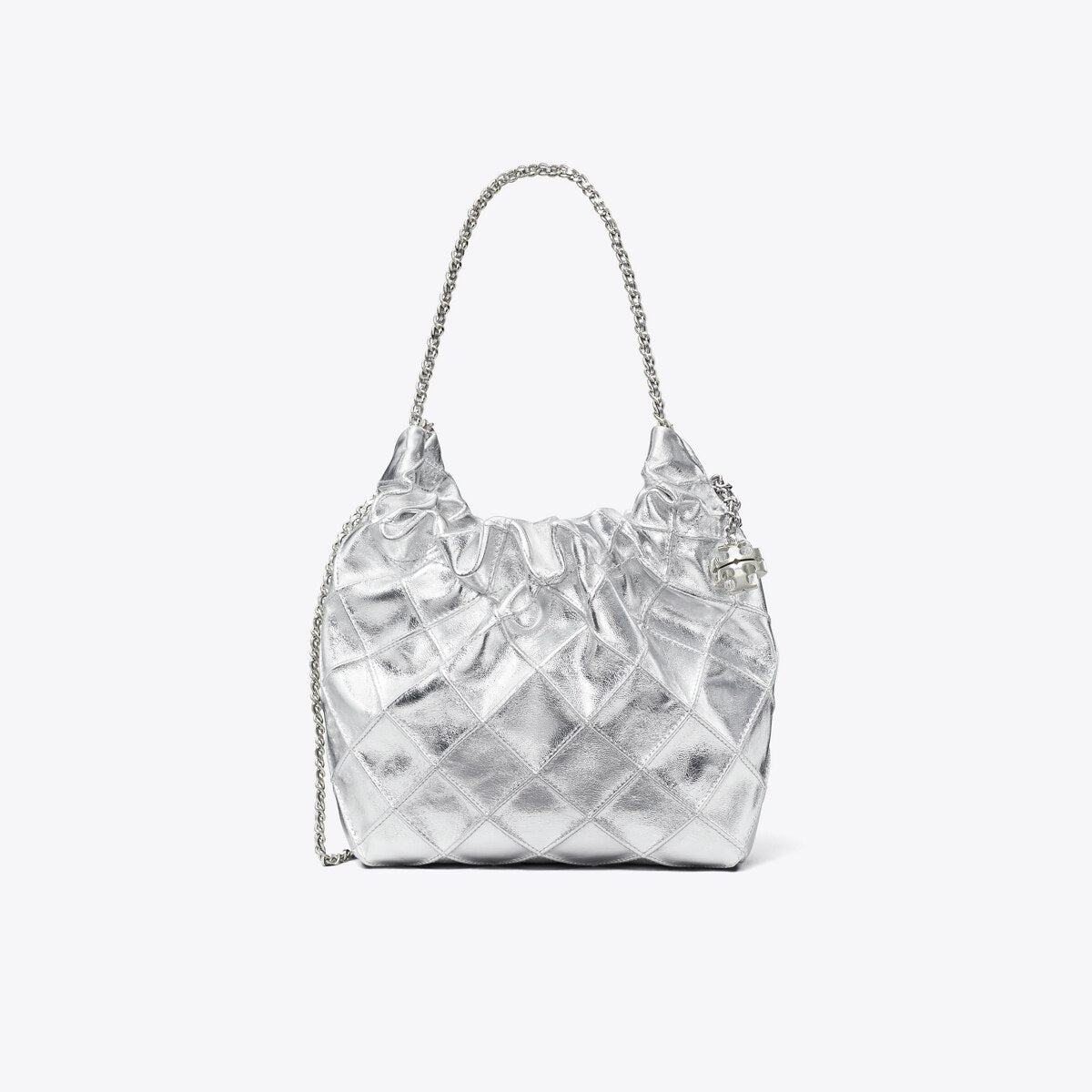 MINI FLEMING METALLIC HOBO BAG