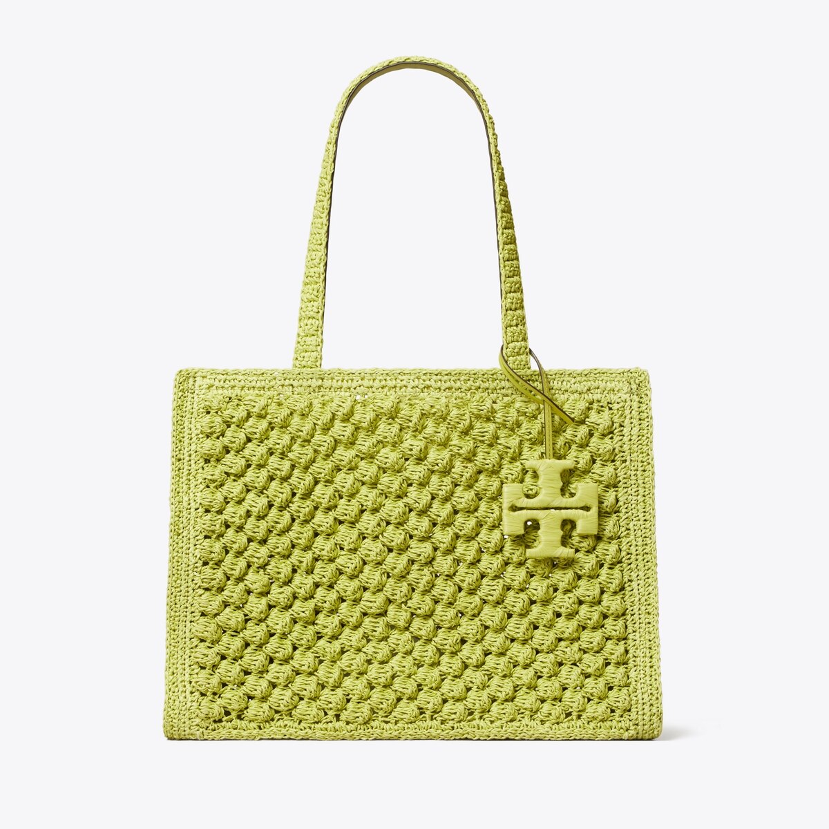 SMALL ELLA HAND-CROCHETED POPCORN TOTE