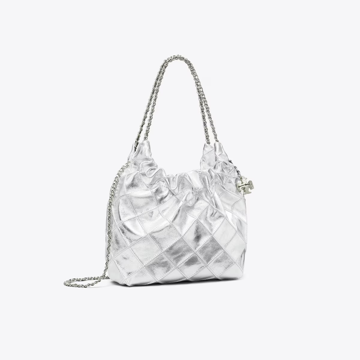 MINI FLEMING METALLIC HOBO BAG
