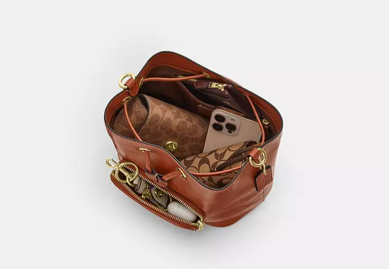 Rowan Bucket Bag With Pocket