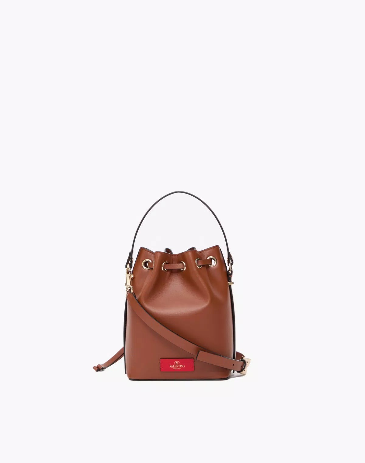Vlogo walk bucket bag in calfskin