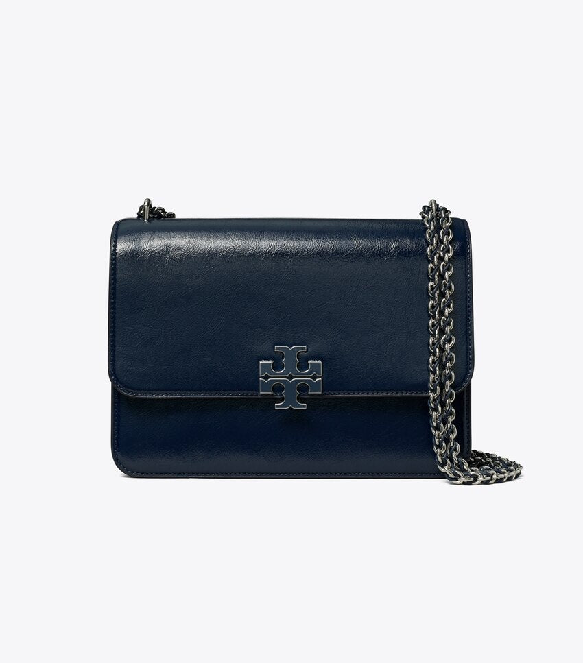 Britten Crinkle Shine Medium Shoulder Bag