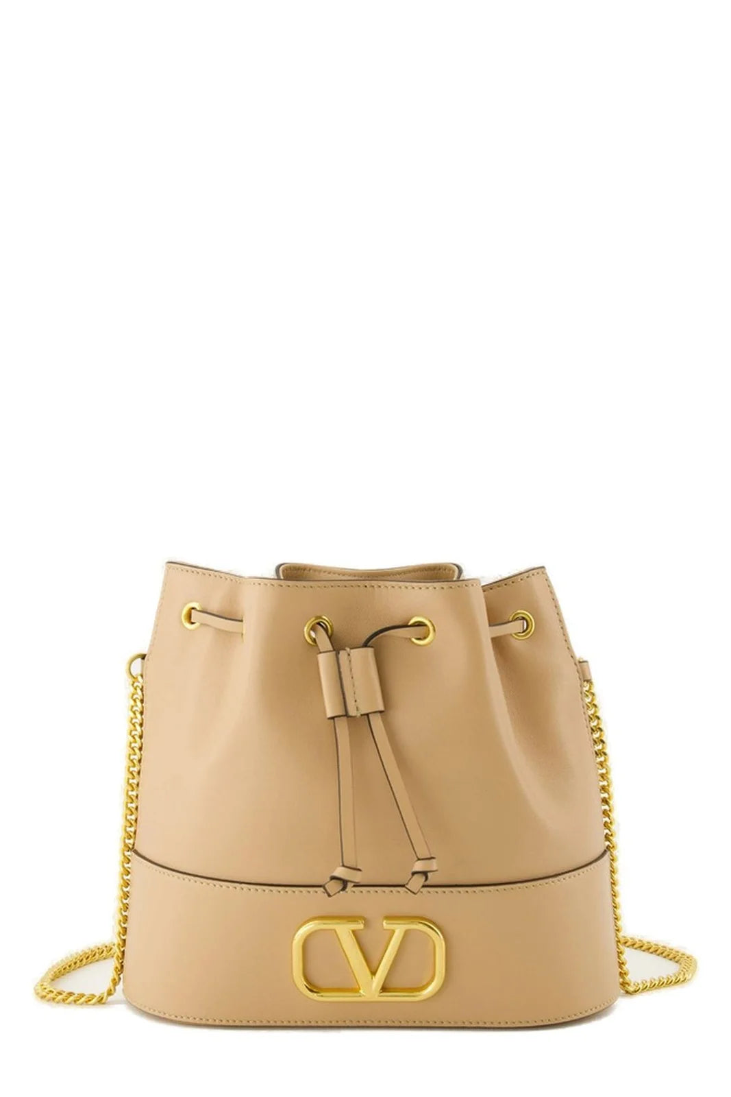 Valentino VLogo Signature Drawstring Mini Bucket Bag