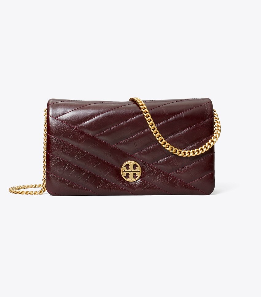 Willa Chevron Glazed Wallet Crossbody