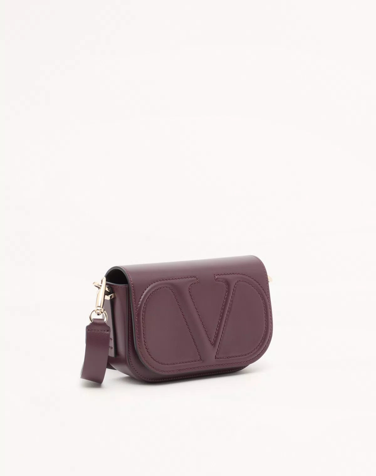 Vlogo walk small calfskin crossbody bag