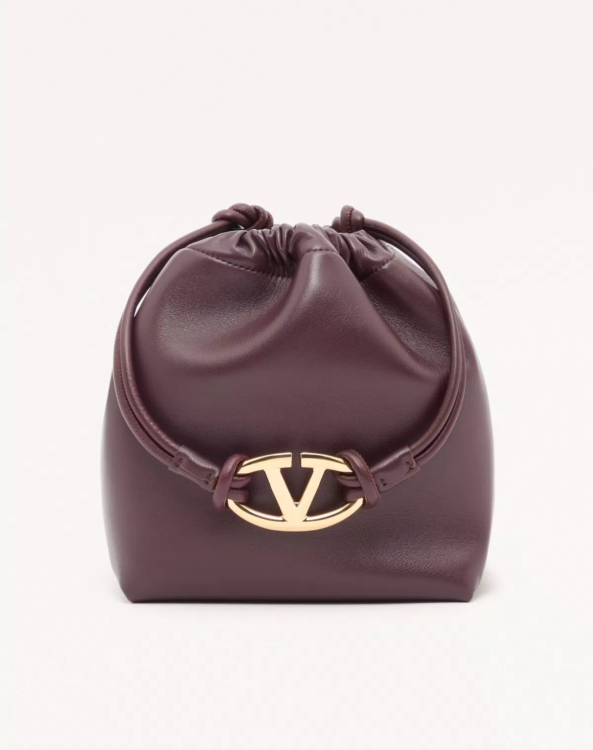 Vlogo pouf pouch bag in nappa leather