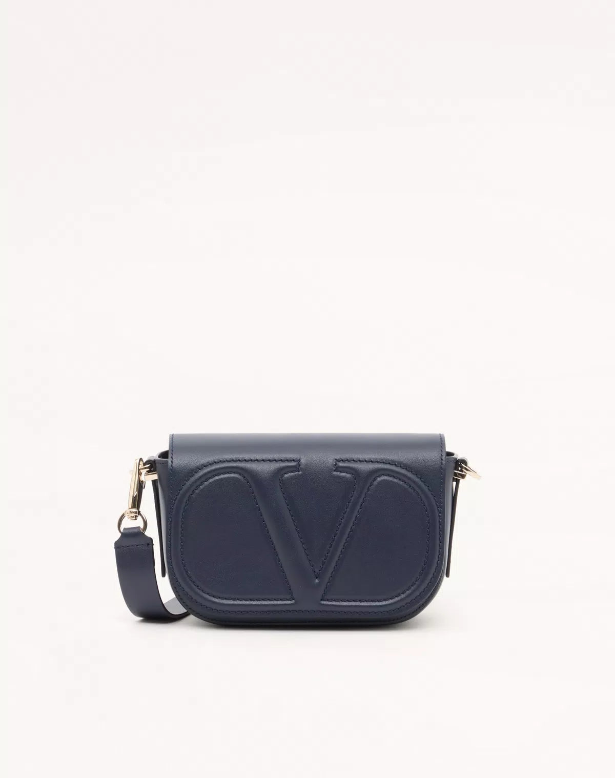 Vlogo walk small calfskin crossbody bag