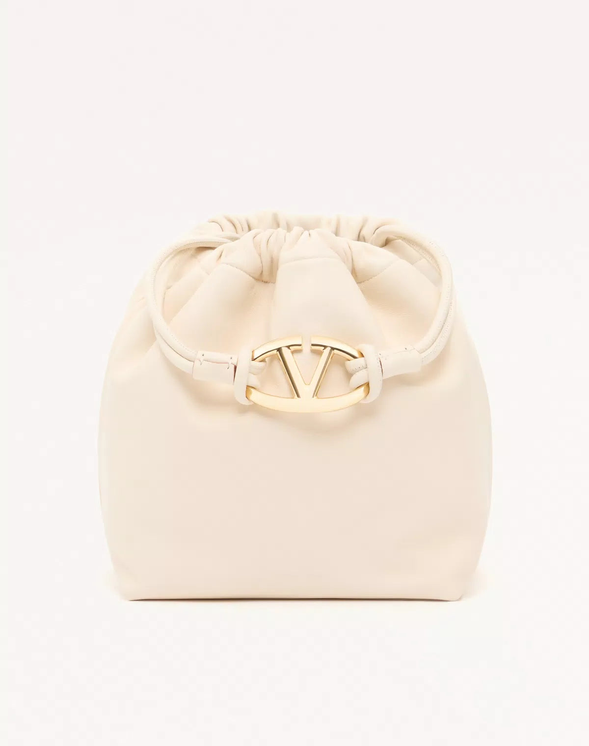 Vlogo pouf pouch bag in nappa leather