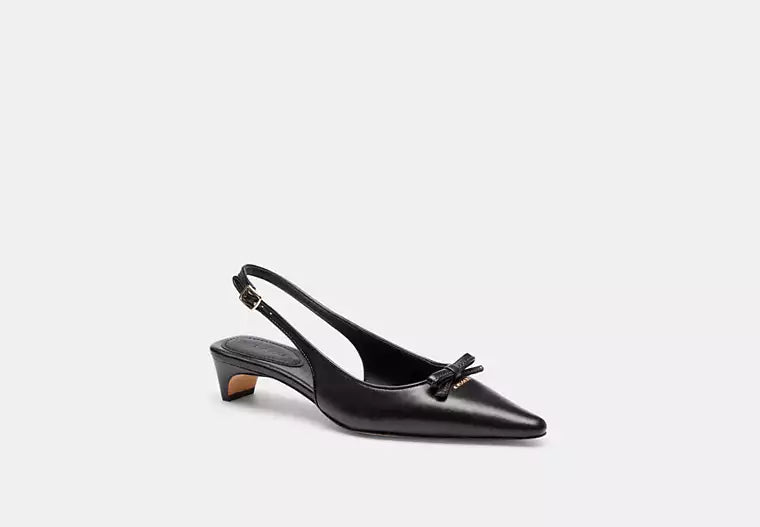 Bow Slingback Heel