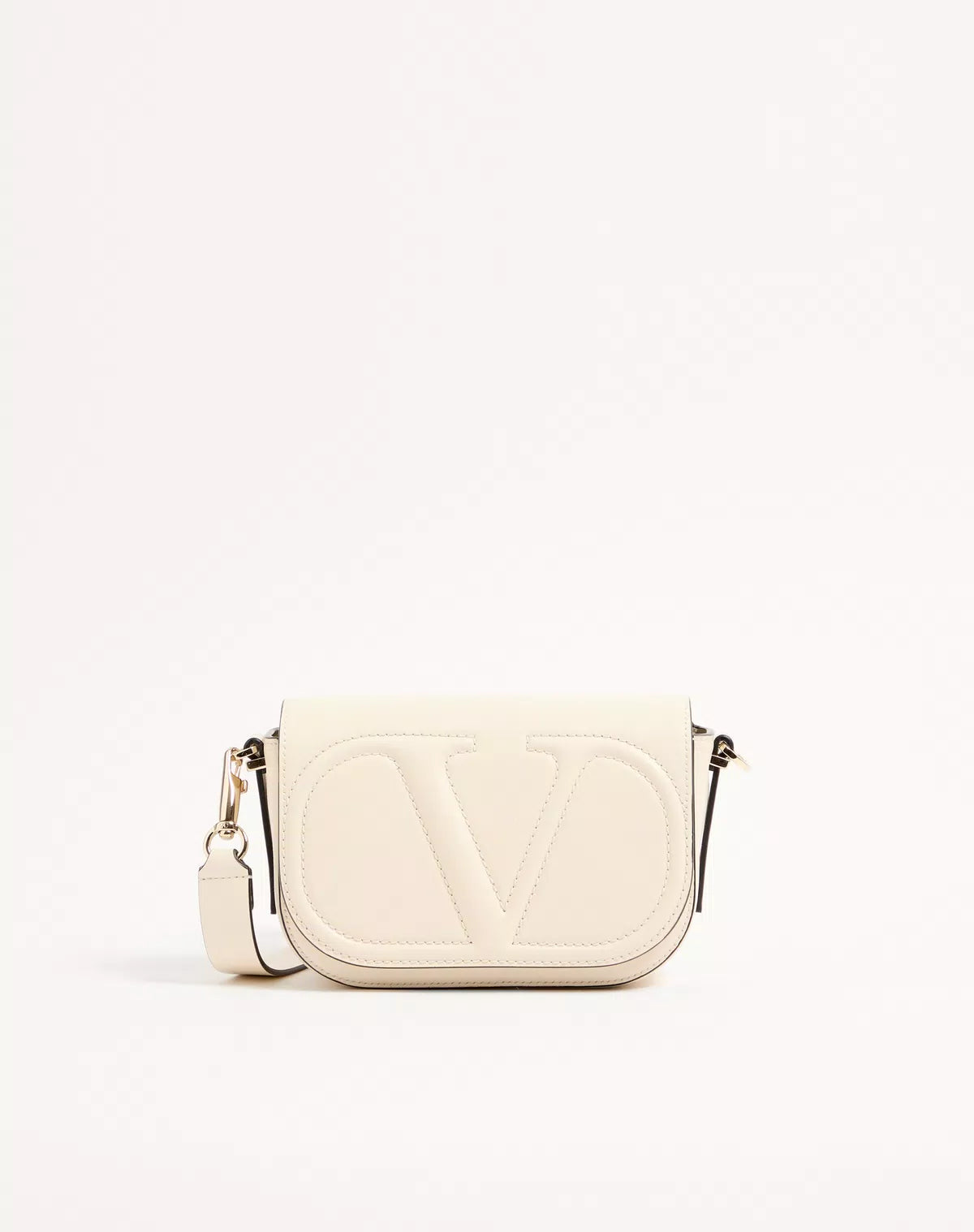 Vlogo walk small calfskin crossbody bag