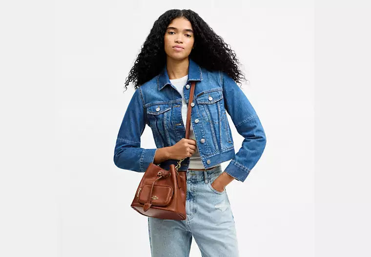 Rowan Bucket Bag With Pocket