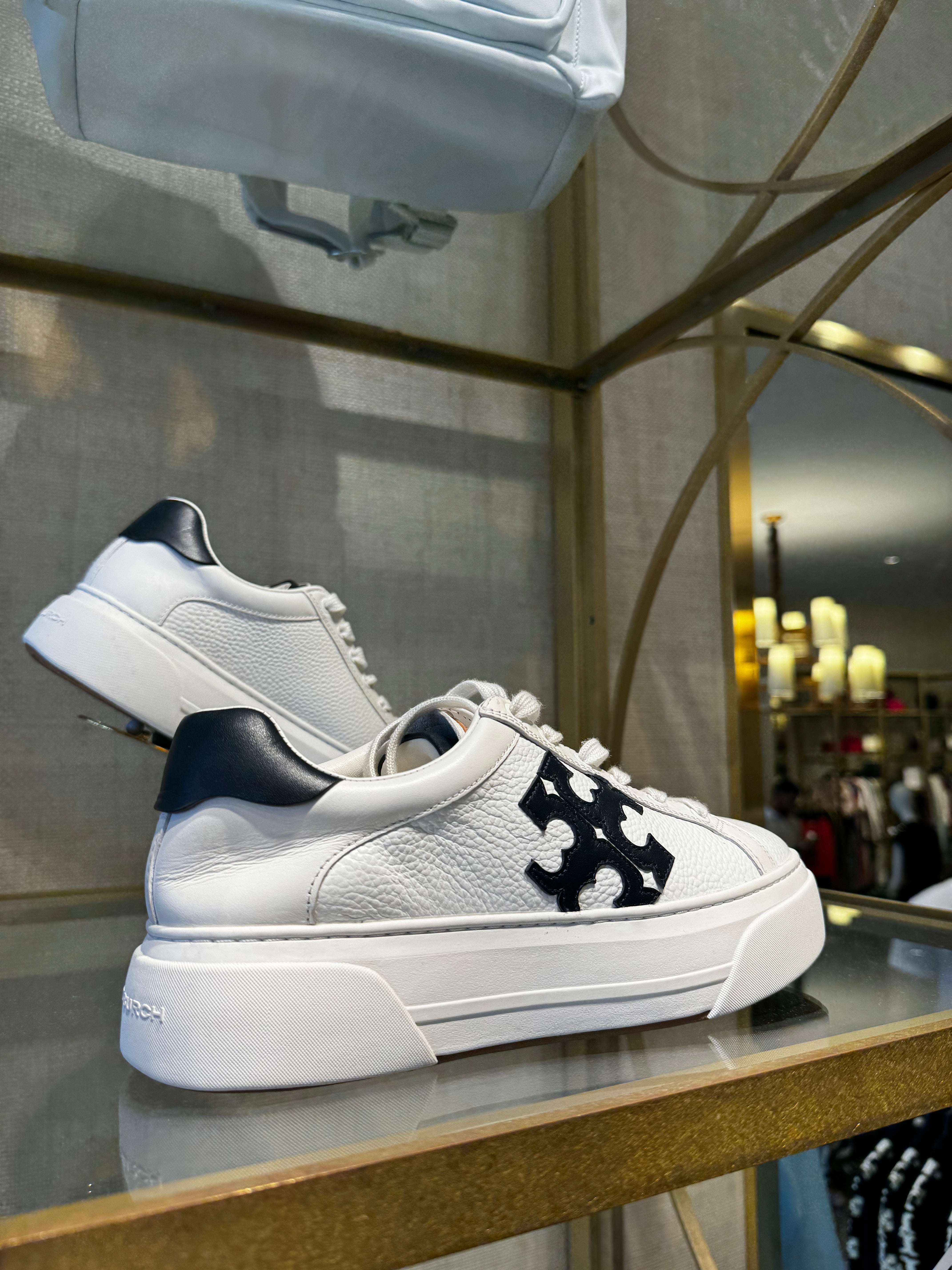 Color block platform sneaker