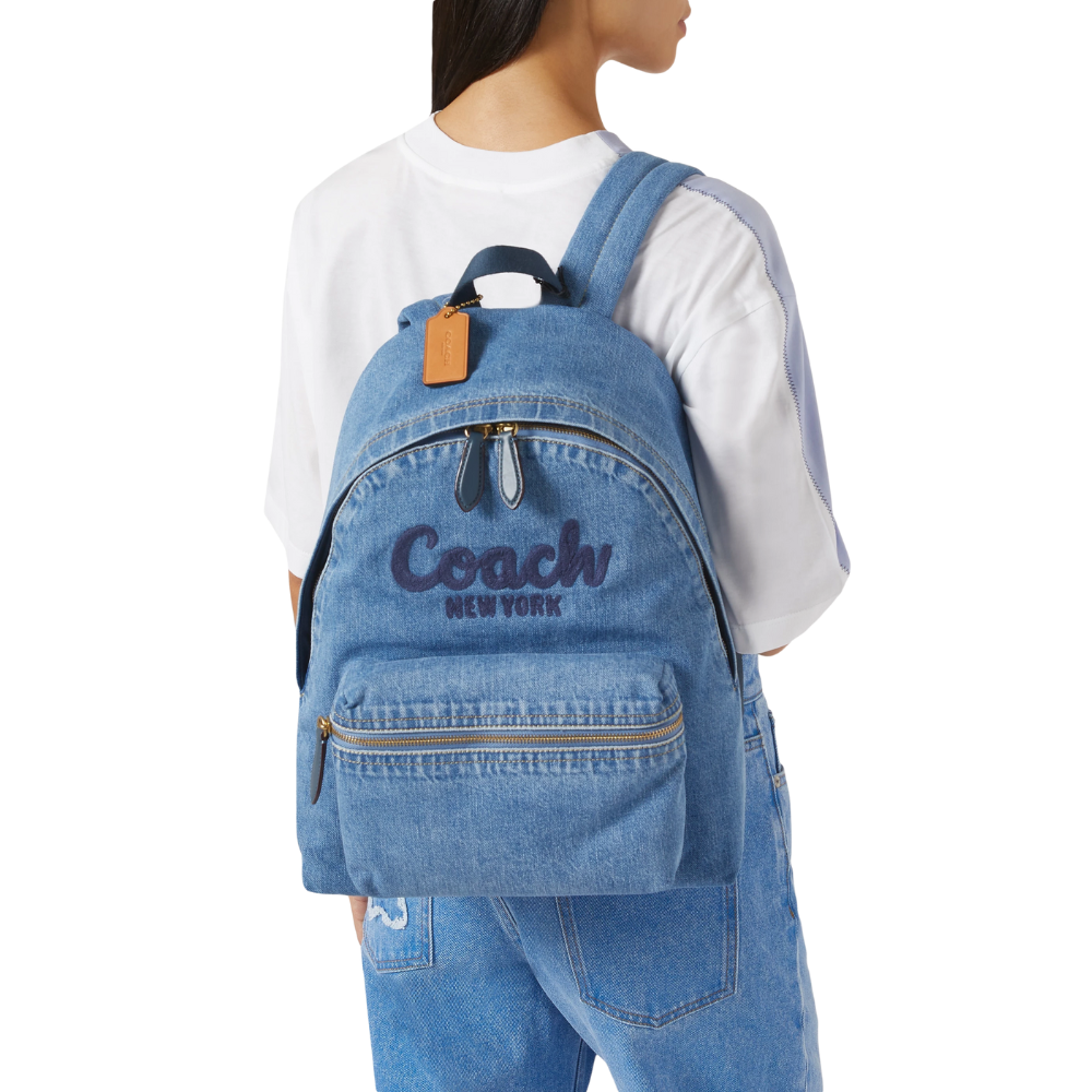 Cargo Backpack in Denim