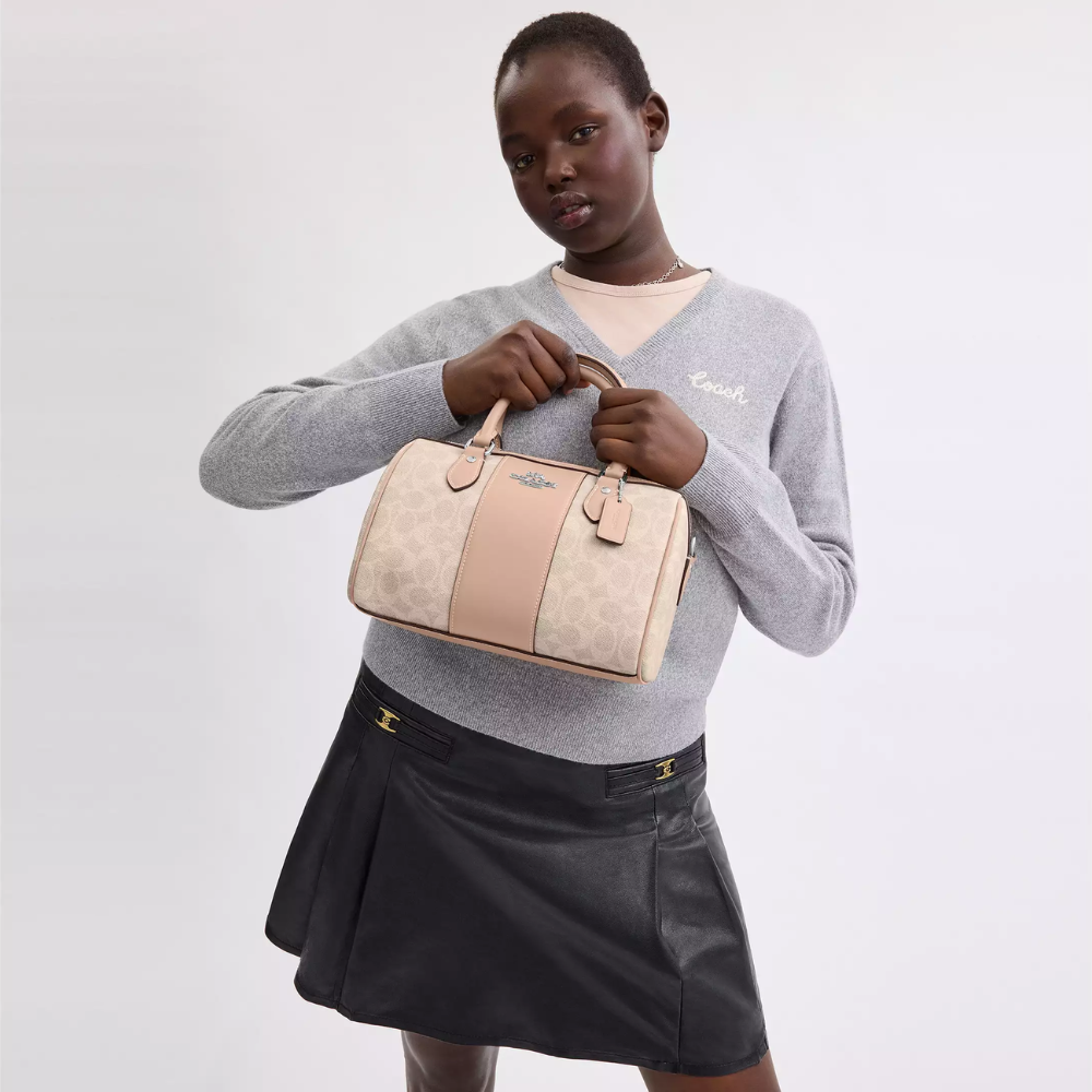 Rowan Satchel Bag In Signature Canvas