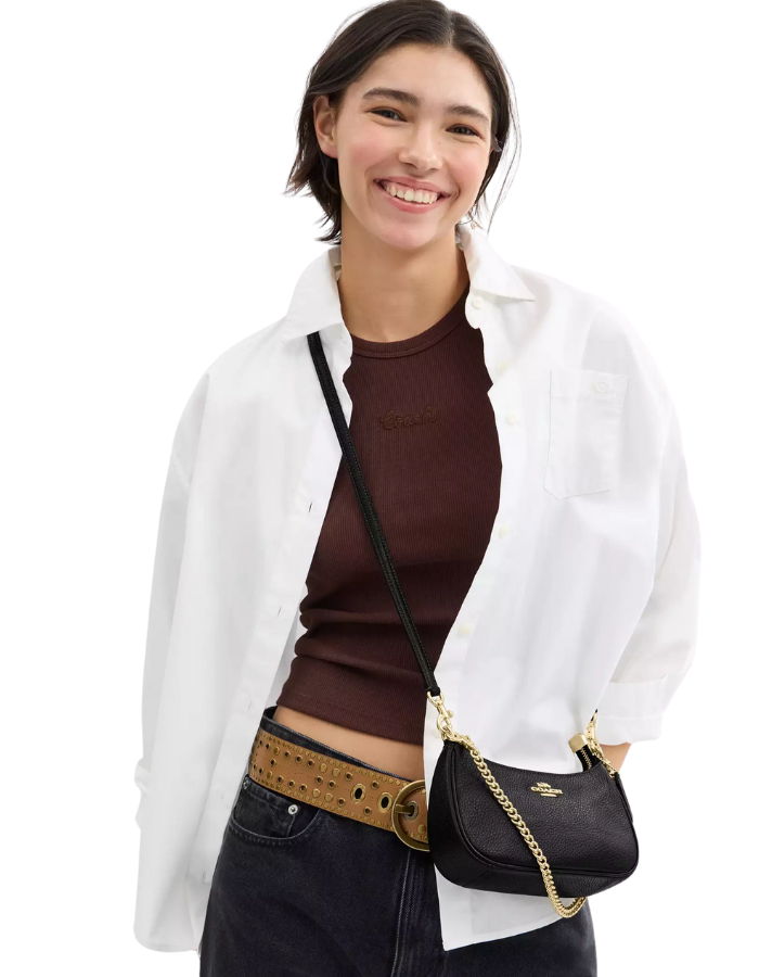 Teri Mini Crossbody Bag In Signature Canvas