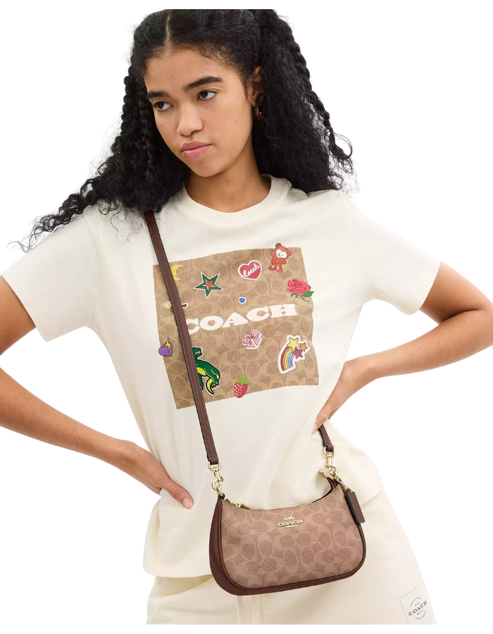 Teri Mini Crossbody Bag In Signature Canvas