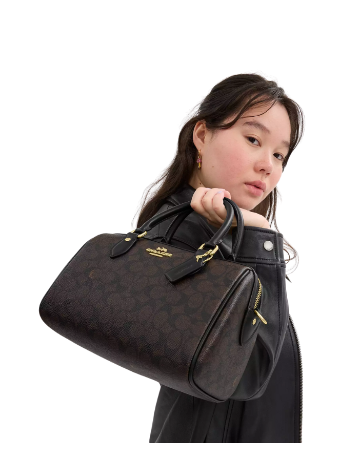 Rowan Satchel Bag In Signature Canvas
