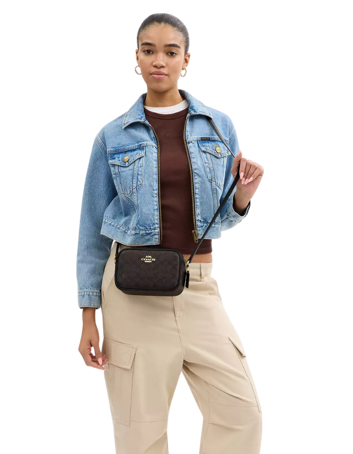 Mini Jamie Camera Bag In Signature Canvas