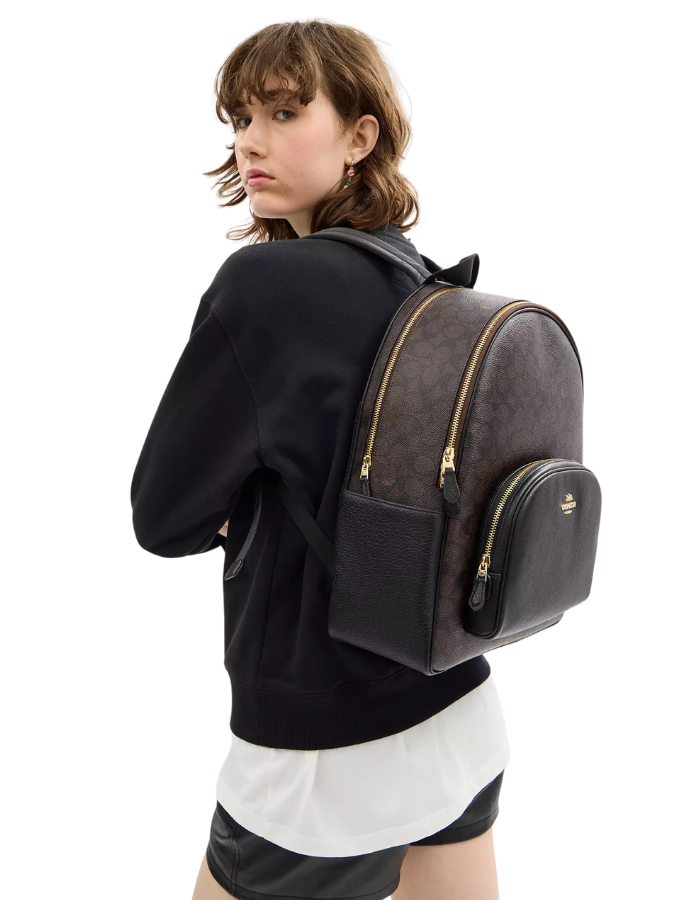 Mochila Court grande en lona exclusiva