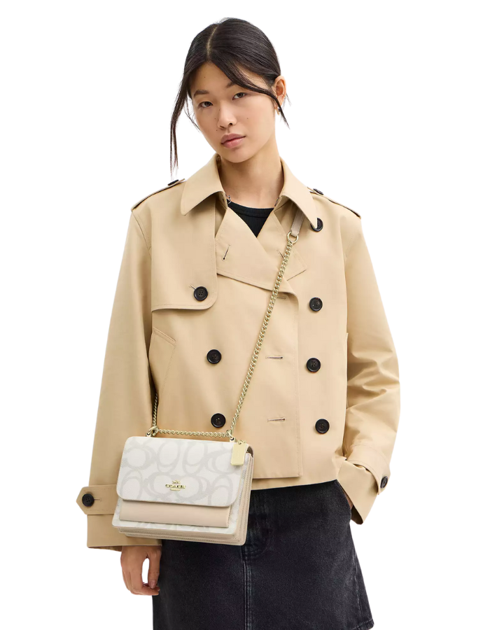 Klare Crossbody Bag In Sketch Signature Canvas