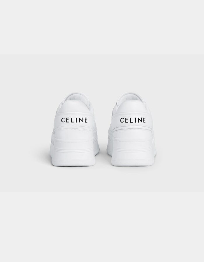 ZAPATILLAS BLOCK CON SUELA DE CUÑA en PIEL DE BECERRO