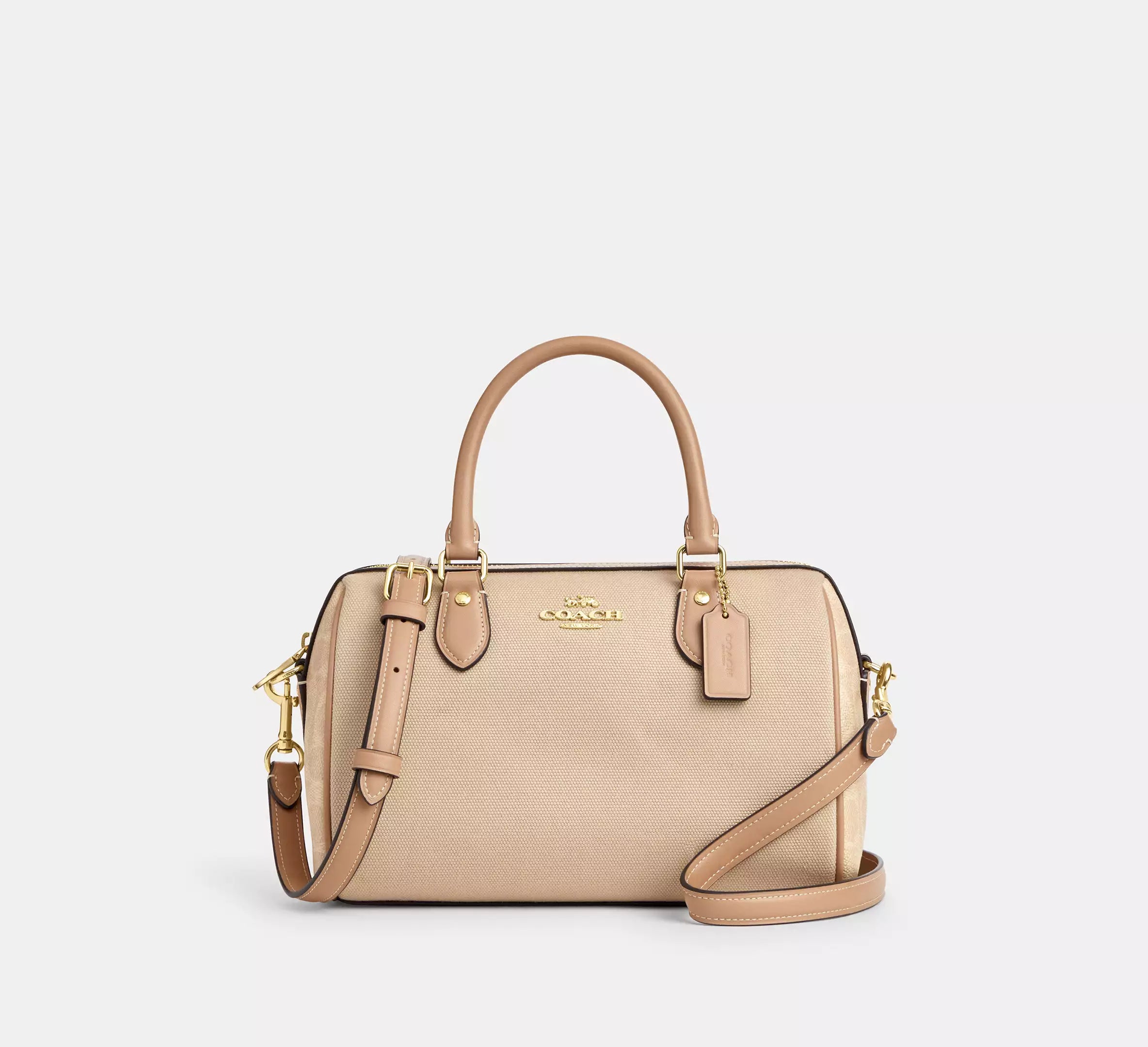 Rowan Satchel Bag In Signature Canvas