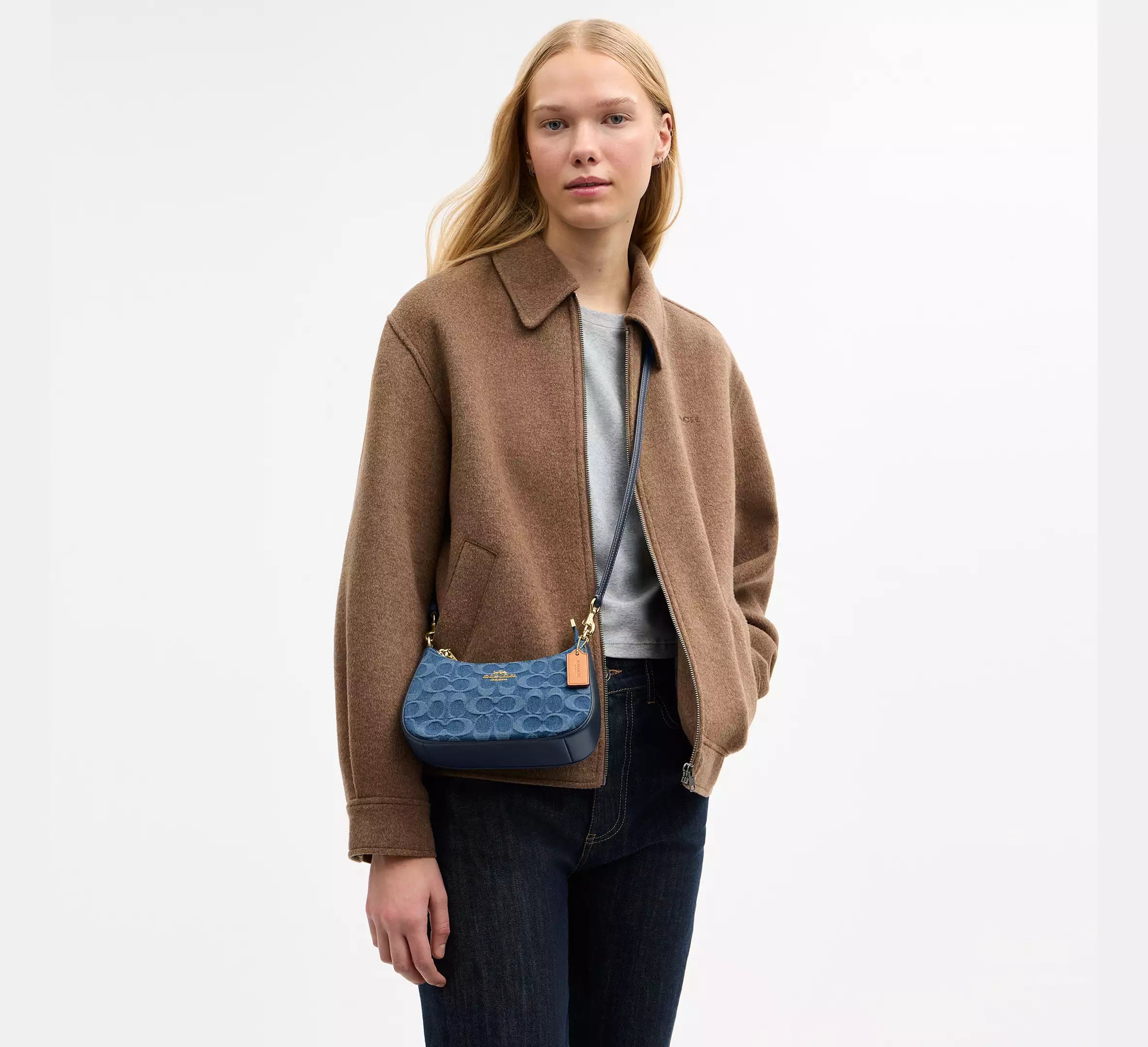 Teri Mini Crossbody Bag In Signature Denim