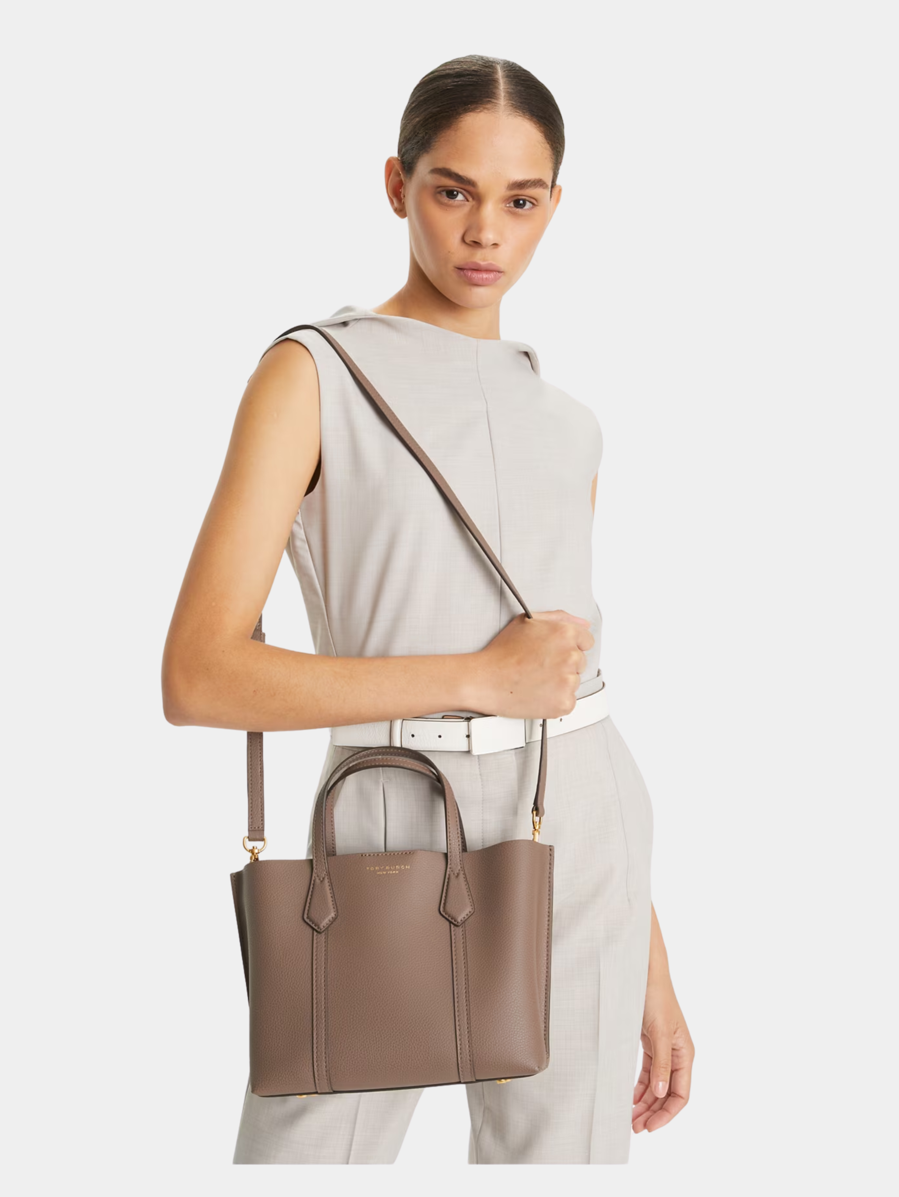 SMALL PERRY TRIPLE-COMPARTMENT TOTE