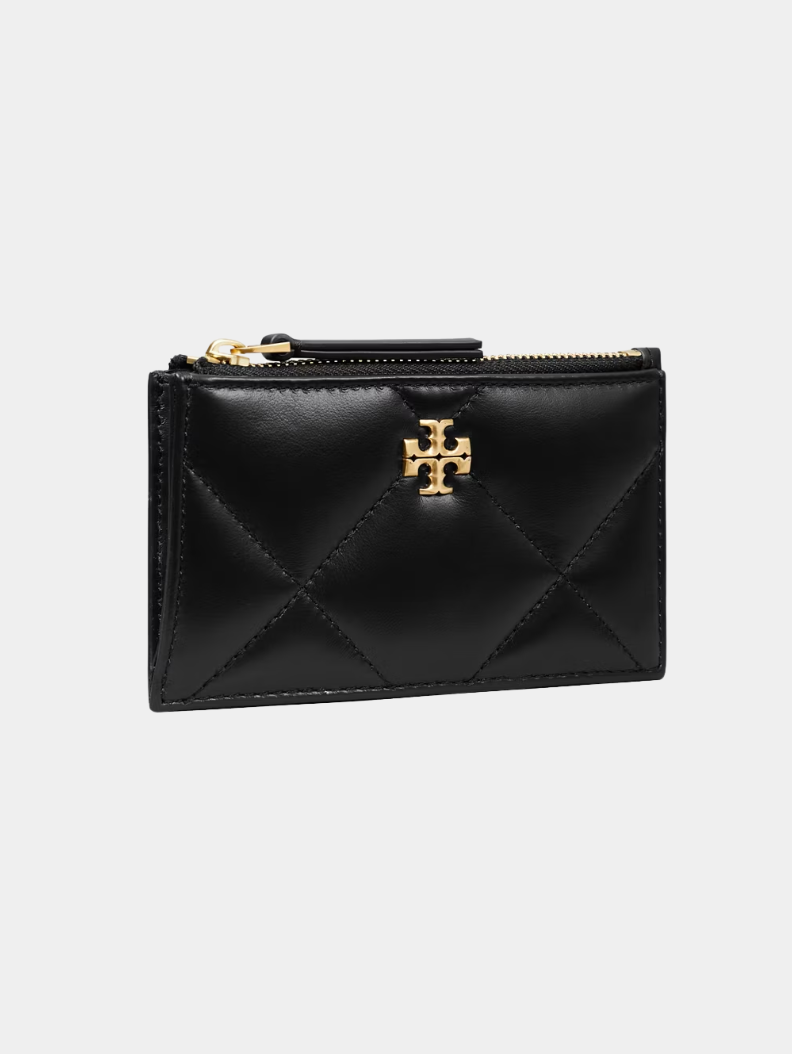 KIRA DIAMOND QUILT ZIP CARD CASE