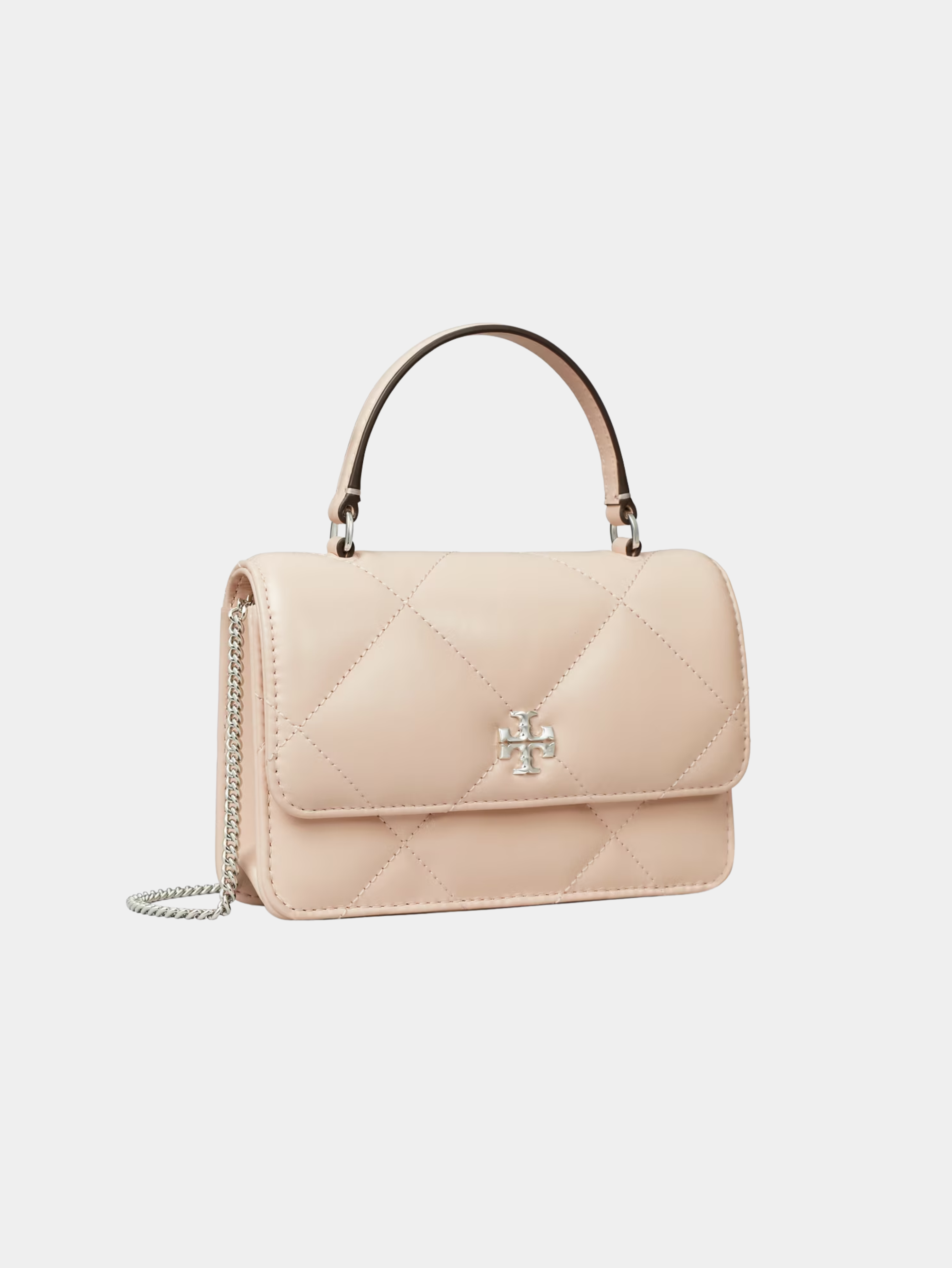 MINI KIRA DIAMOND QUILT TOP-HANDLE CROSSBODY