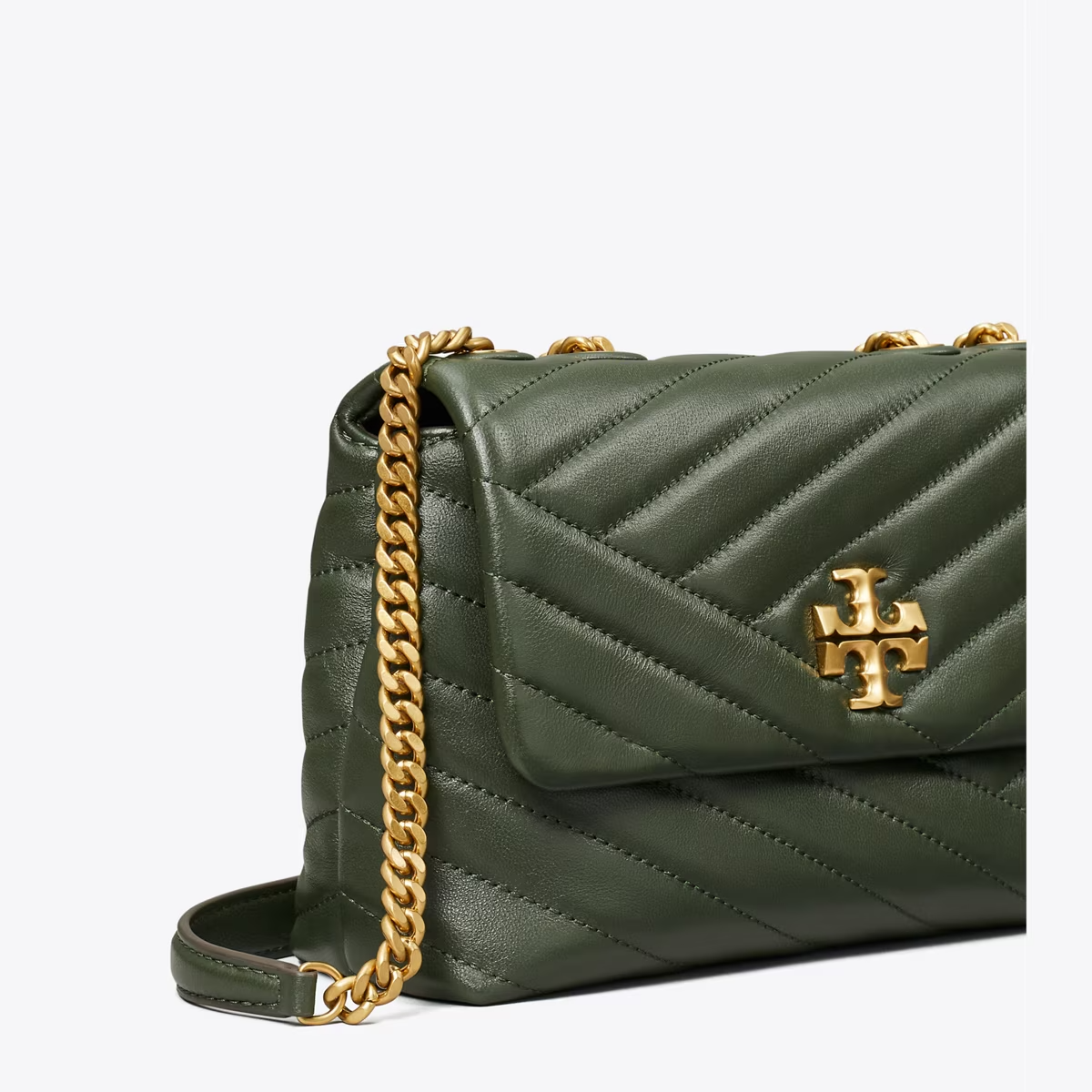 SMALL KIRA CHEVRON SHOULDER BAG