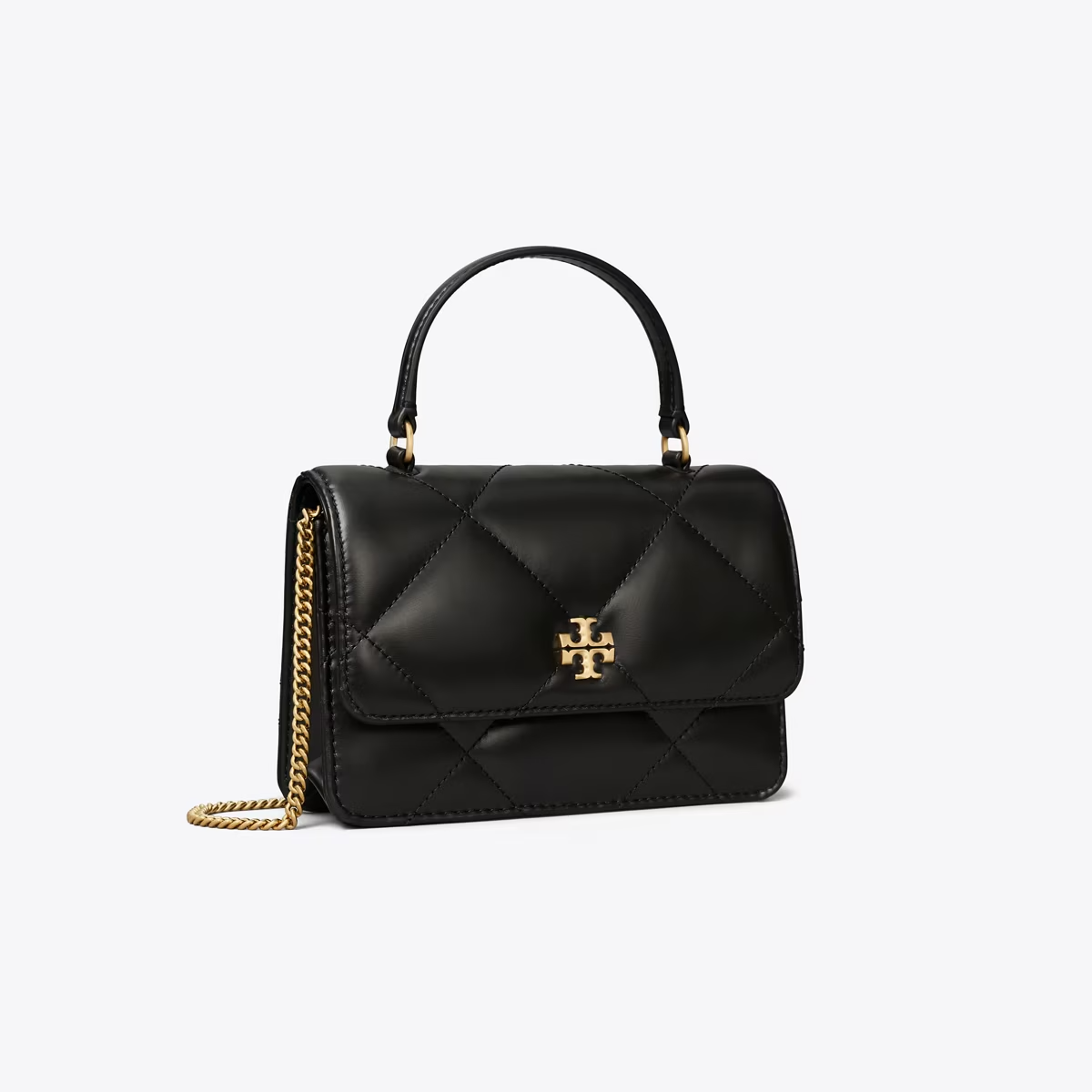 MINI KIRA DIAMOND QUILT TOP-HANDLE CROSSBODY