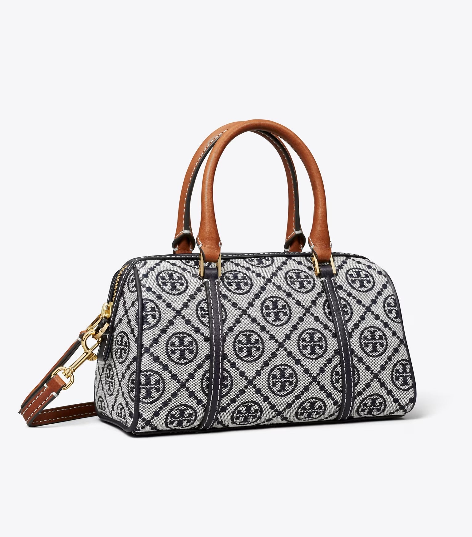T MONOGRAM PETITE BARREL BAG