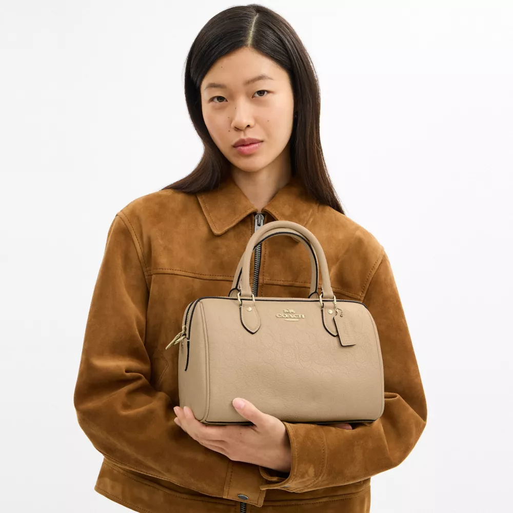 Rowan Satchel Bag In Signature Canvas