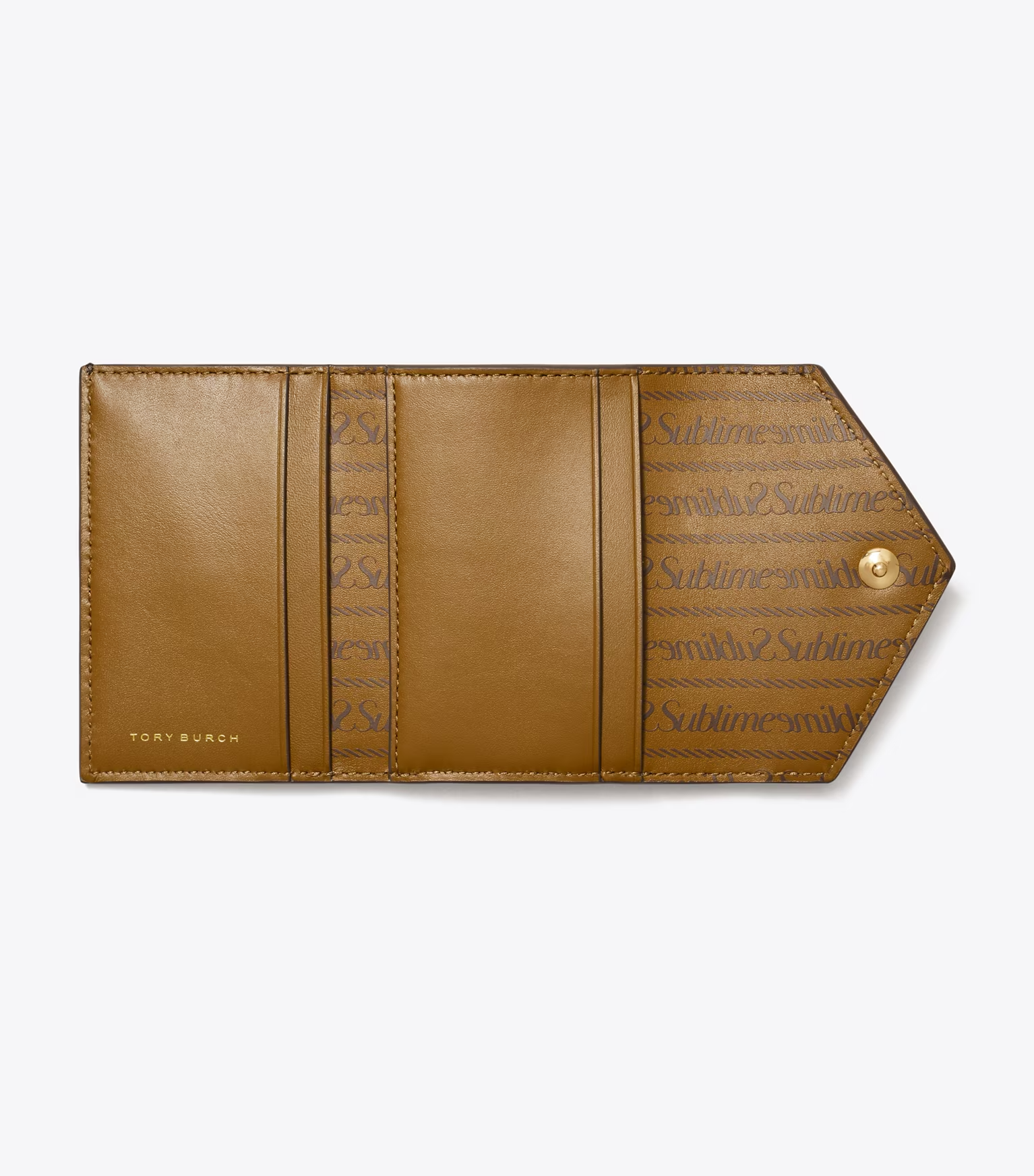 T MONOGRAM COATED CANVAS SMALL ENVELOPE WALLET