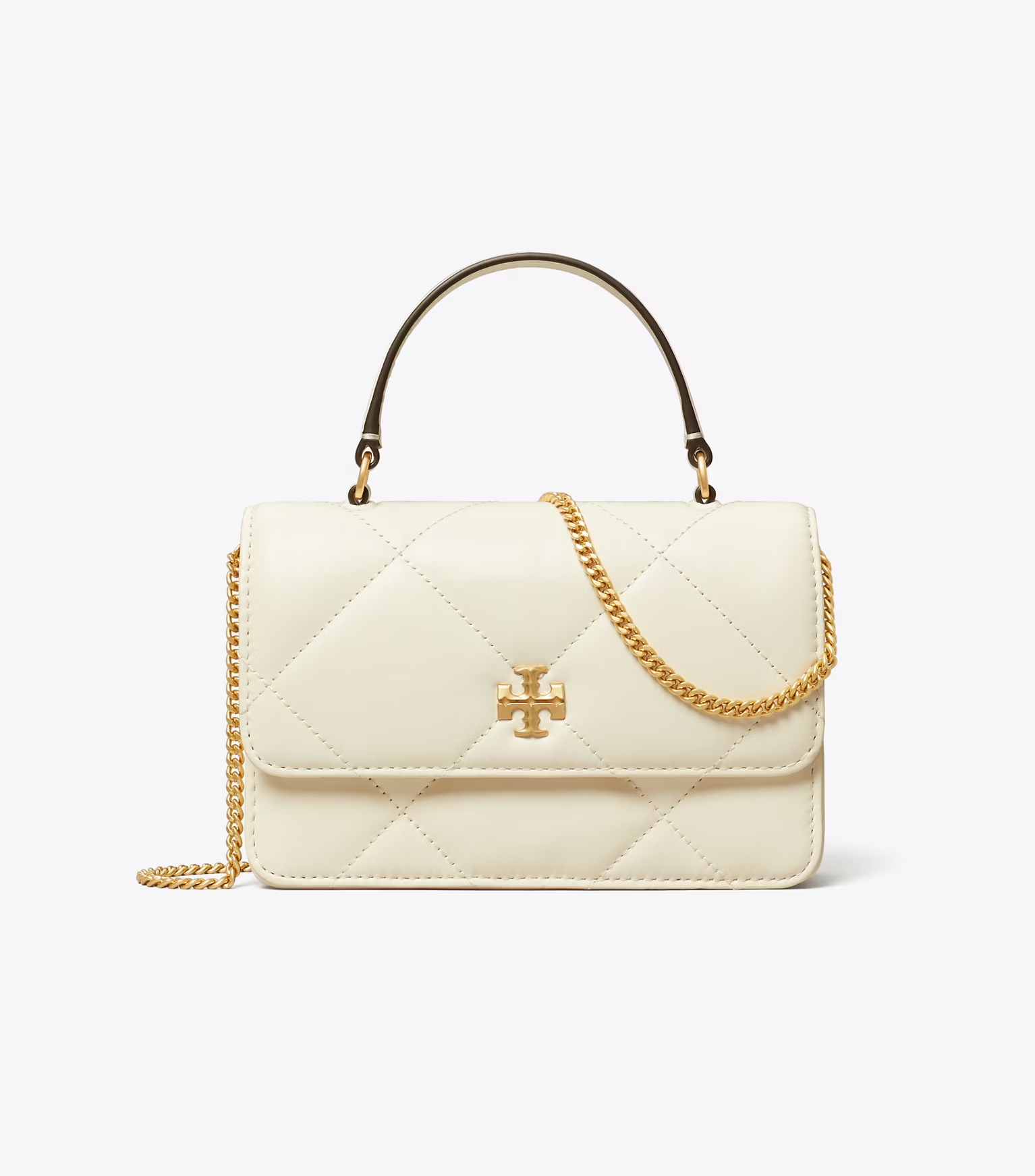 MINI KIRA DIAMOND QUILT TOP-HANDLE CROSSBODY
