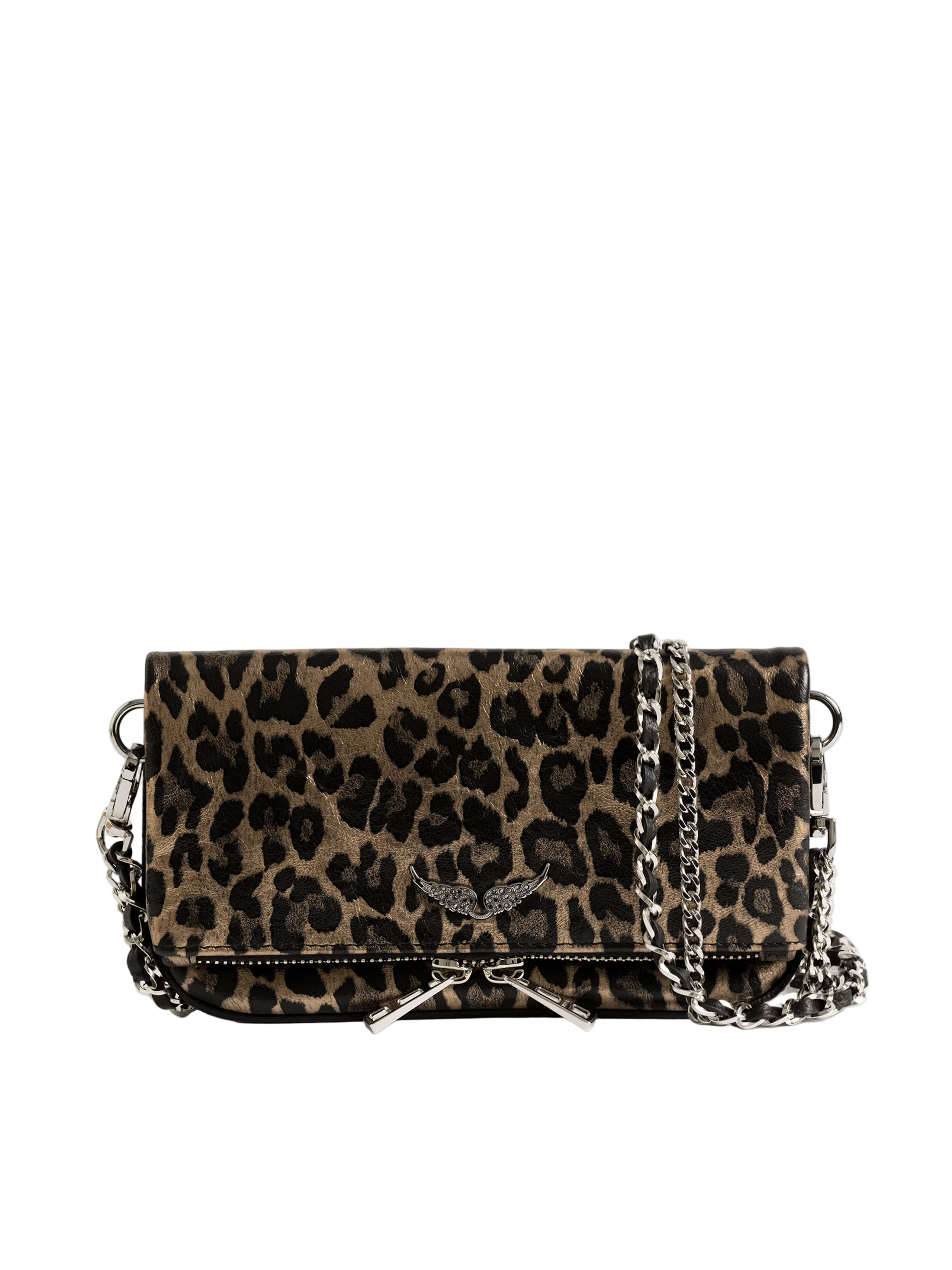 Rock Nano Metal Leopard Clutch