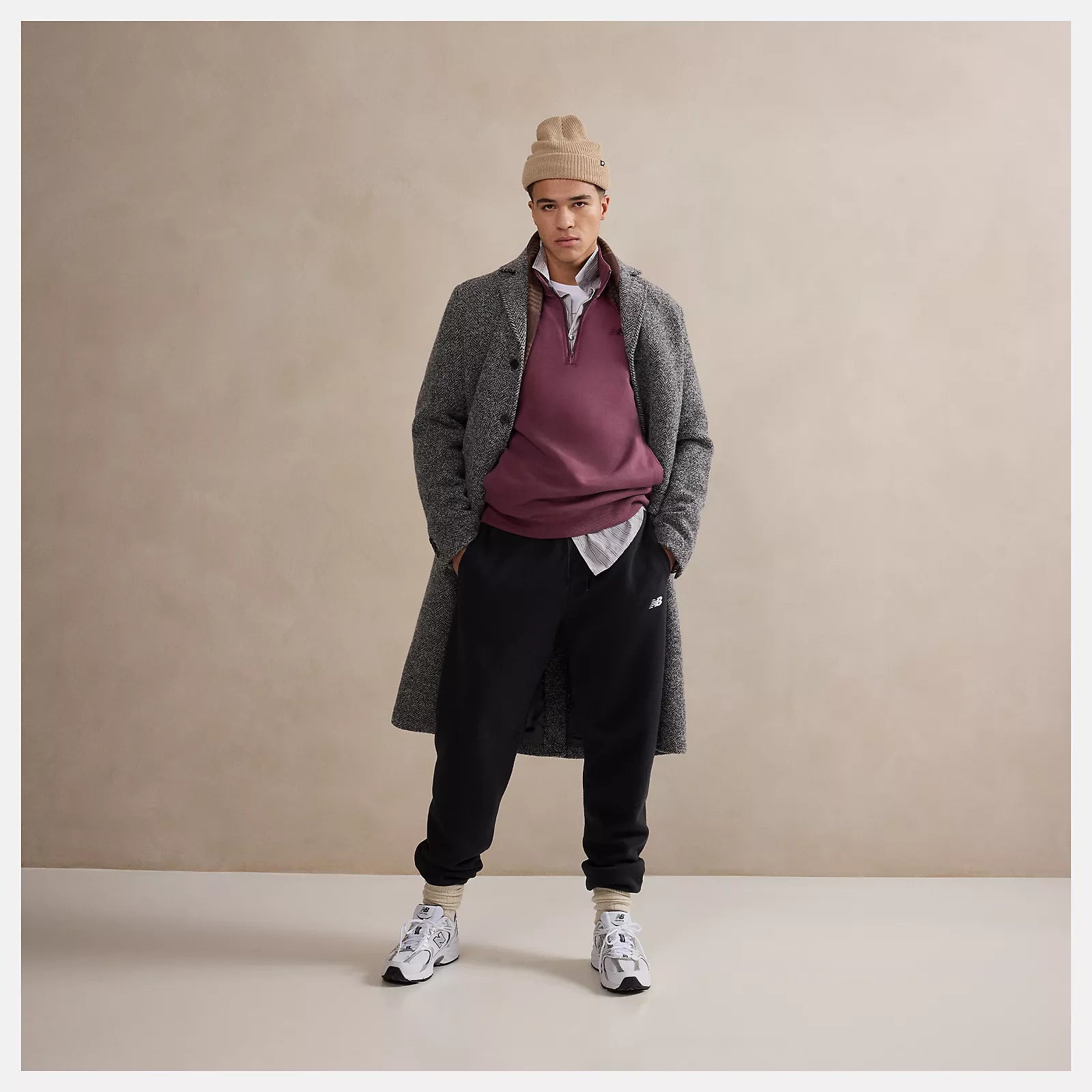 New Balance 530 White Silver Navy