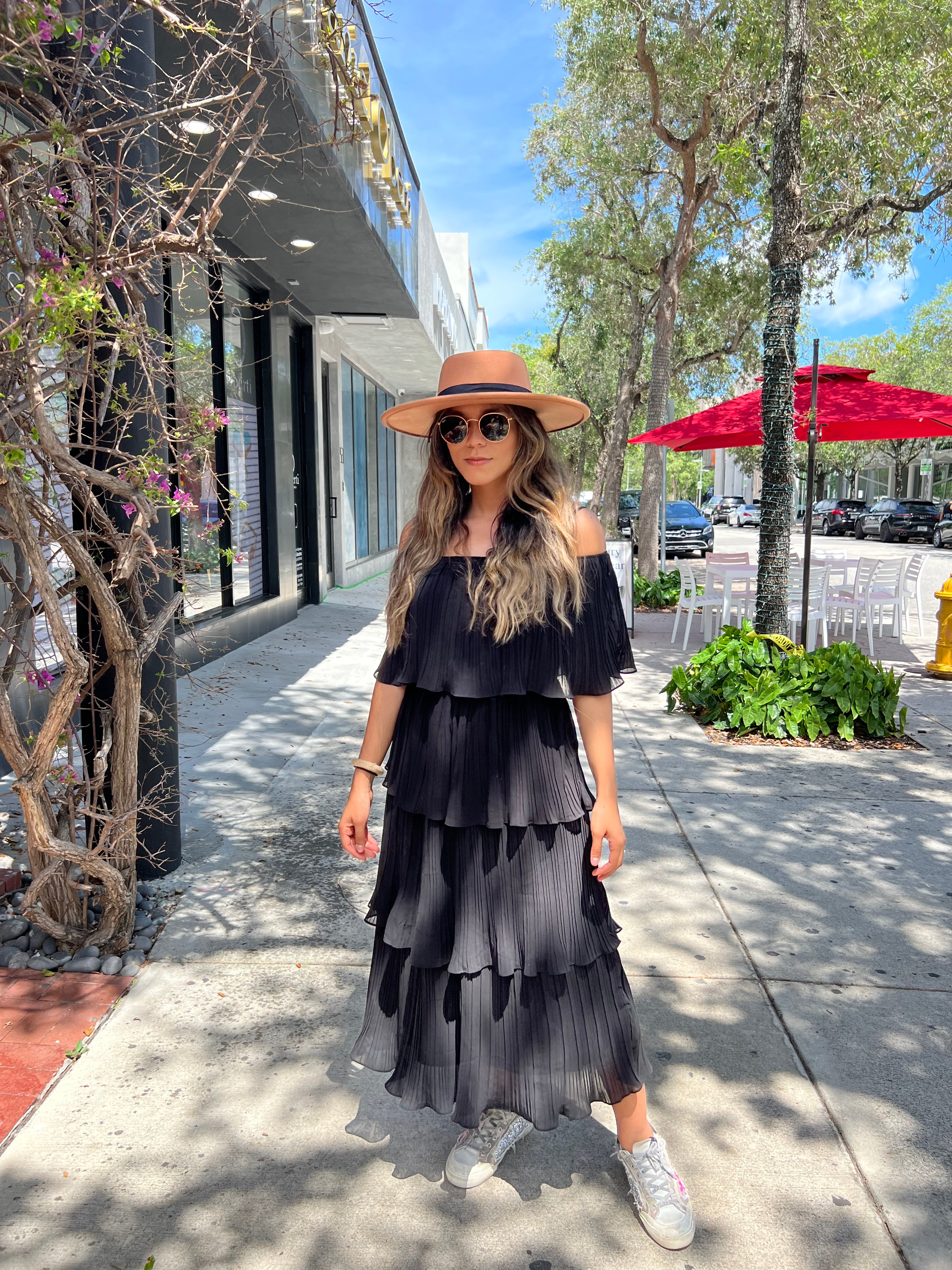 KANG KANG PLEATED DRESS